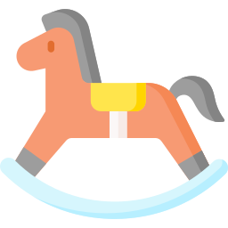 caballo mecedora icono