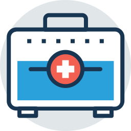 First aid box icon