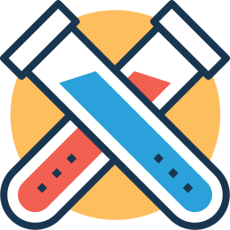 Test tubes icon