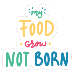 vegetariano sticker