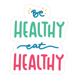 saludable sticker