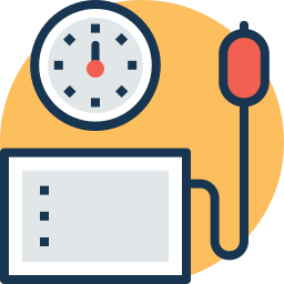 Blood pressure meter icon