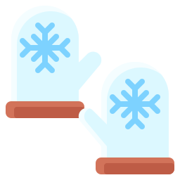guanti invernali icona