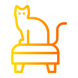 sitzende katze icon