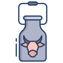 barre de lait Icône