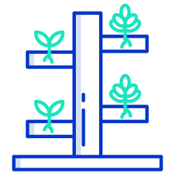 Vertical garden icon