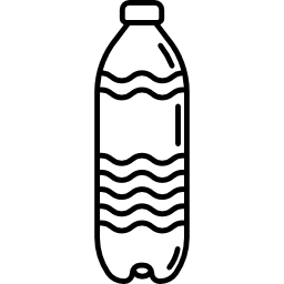 grande bottiglia d'acqua icona