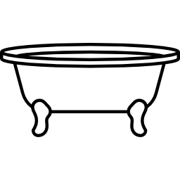 bañera vieja icono