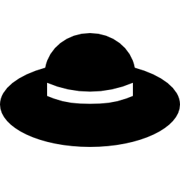 Соломенная шляпа иконка