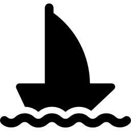 Żaglówka żeglarska ikona