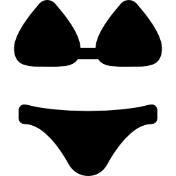 bikini de mujer icono