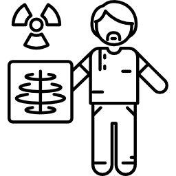 radiólogo trabajando icono
