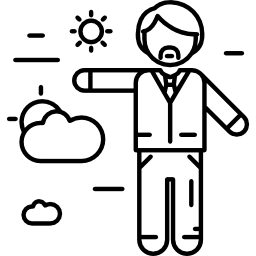 meteorologo icona
