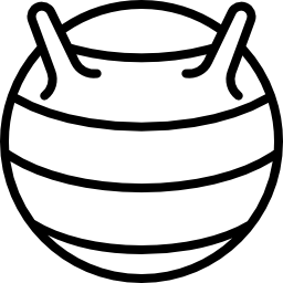 Гимнастический мяч иконка