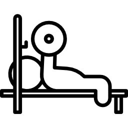 Bench Press Weightlifting icon