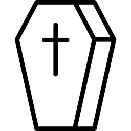 christelijke doodskist icoon