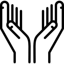 Молящиеся руки иконка