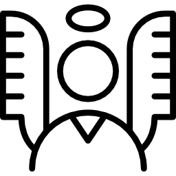 christelijke engel icoon