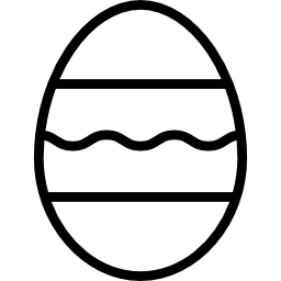 duże jajko wielkanocne ikona