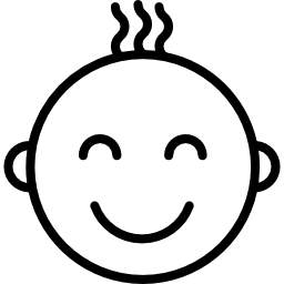 Счастливый ребенок иконка