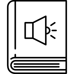libro de audio grande icono