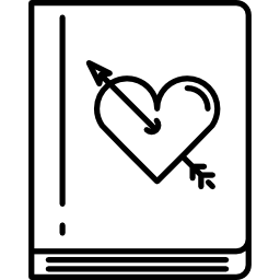 novela romántica icono