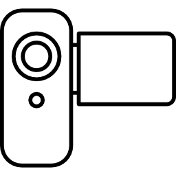 piccola videocamera icona