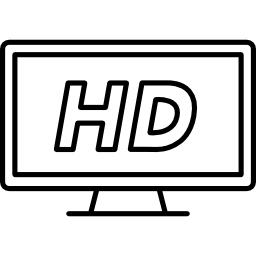 monitor hd icono