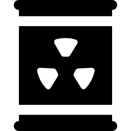 residuo nucleare icona