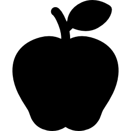 Apple with Leaf icon