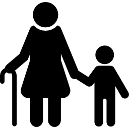 Grandmother and Grandson icon