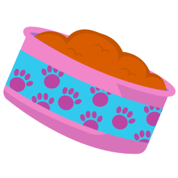 psie jedzenie ikona