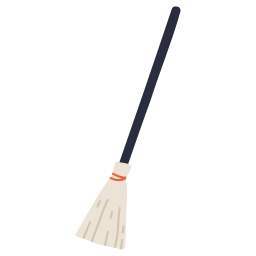 Witch broom icon