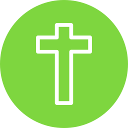 chrześcijański krzyż ikona