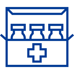 caja de medicina icono
