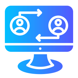 travail en équipe Icône