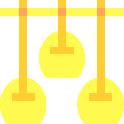 Decoration lamp icon