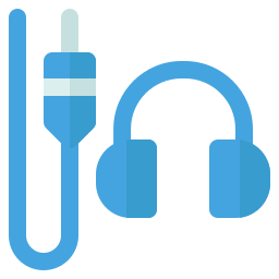 conector de audio icono
