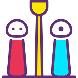 Salt and pepper icon