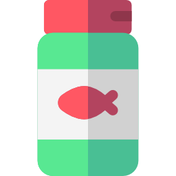 Fish food icon