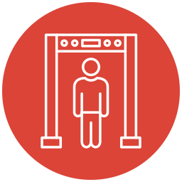 Security gate icon