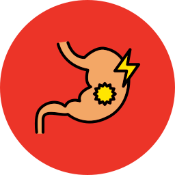 Abdominal pain icon