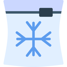 borsa del ghiaccio icona