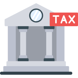 repartição de impostos Ícone