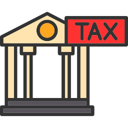 repartição de impostos Ícone