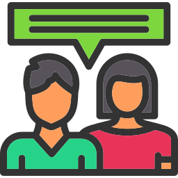 Couple counseling icon