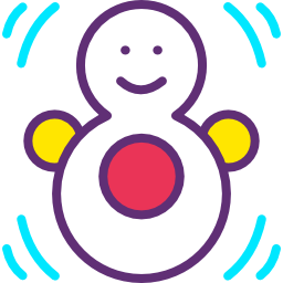 Baby toy icon