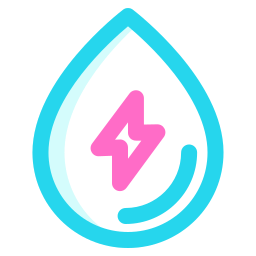 energía del agua icono