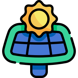 Solar panel icon