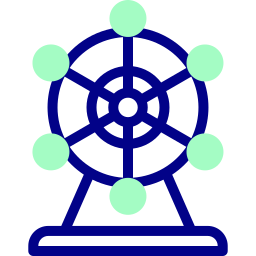 Ferris wheel icon